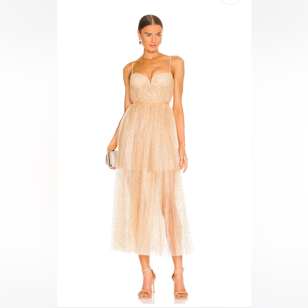 Sua Lee Selena Dress in Gold